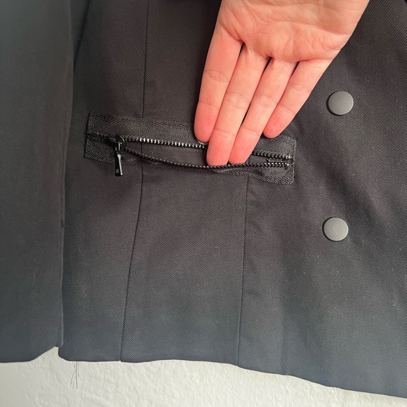 PAIGE Black Women's Blazer Size Xsmall Tencel
Double Breasted Light Weight - Picture 4 of 15